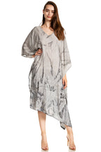 Sakkas Clementine Third Women's Tie Dye Caftan Dress/Cover Up Beach Kaftan Summer dresses La Vie Bien Sakkas Clementine Third Women's Tie Dye Caftan Dress/Cover Up Beach Kaftan Summer