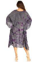 Sakkas Clementine Third Women's Tie Dye Caftan Dress/Cover Up Beach Kaftan Summer dresses La Vie Bien Sakkas Clementine Third Women's Tie Dye Caftan Dress/Cover Up Beach Kaftan Summer