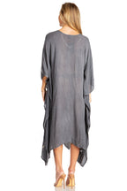 Sakkas Clementine Third Women's Tie Dye Caftan Dress/Cover Up Beach Kaftan Summer dresses La Vie Bien Sakkas Clementine Third Women's Tie Dye Caftan Dress/Cover Up Beach Kaftan Summer