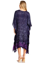 Sakkas Clementine Women's Tie Dye Caftan Dress/Cover Up Beach Kaftan Boho Summer dresses La Vie Bien Sakkas Clementine Women's Tie Dye Caftan Dress/Cover Up Beach Kaftan Boho Summer