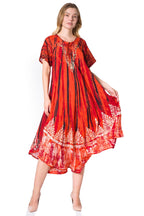 Sakkas Devora Women's Maxi NightGown Caftan Kaftan Dress Tie Dye Batik & Corset dresses La Vie Bien Sakkas Devora Women's Maxi NightGown Caftan Kaftan Dress Tie Dye Batik & Corset