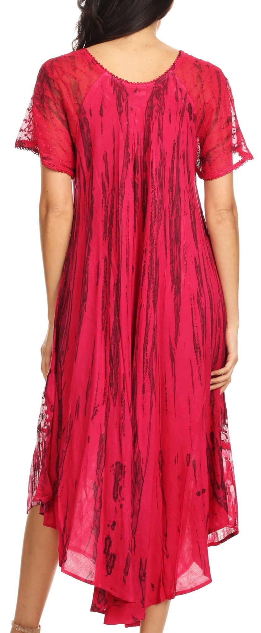 Sakkas Devora Women's Maxi NightGown Caftan Kaftan Dress Tie Dye Batik & Corset dresses La Vie Bien Sakkas Devora Women's Maxi NightGown Caftan Kaftan Dress Tie Dye Batik & Corset