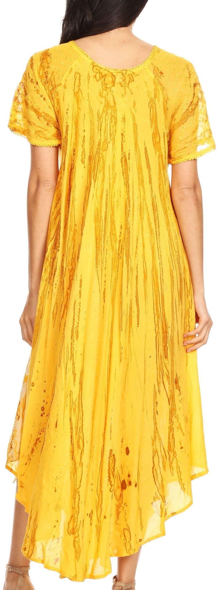 Sakkas Devora Women's Maxi NightGown Caftan Kaftan Dress Tie Dye Batik & Corset dresses La Vie Bien Sakkas Devora Women's Maxi NightGown Caftan Kaftan Dress Tie Dye Batik & Corset