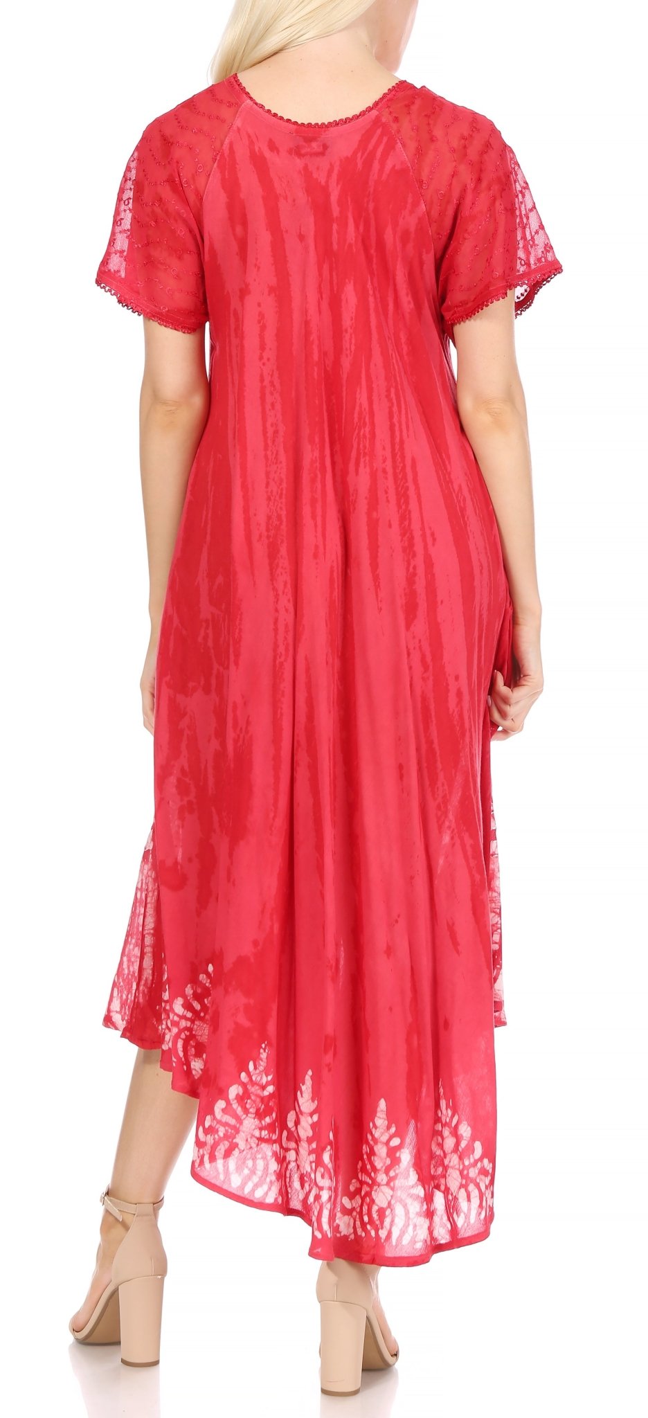 Sakkas Devora Women's Maxi NightGown Caftan Kaftan Dress Tie Dye Batik & Corset dresses La Vie Bien Sakkas Devora Women's Maxi NightGown Caftan Kaftan Dress Tie Dye Batik & Corset