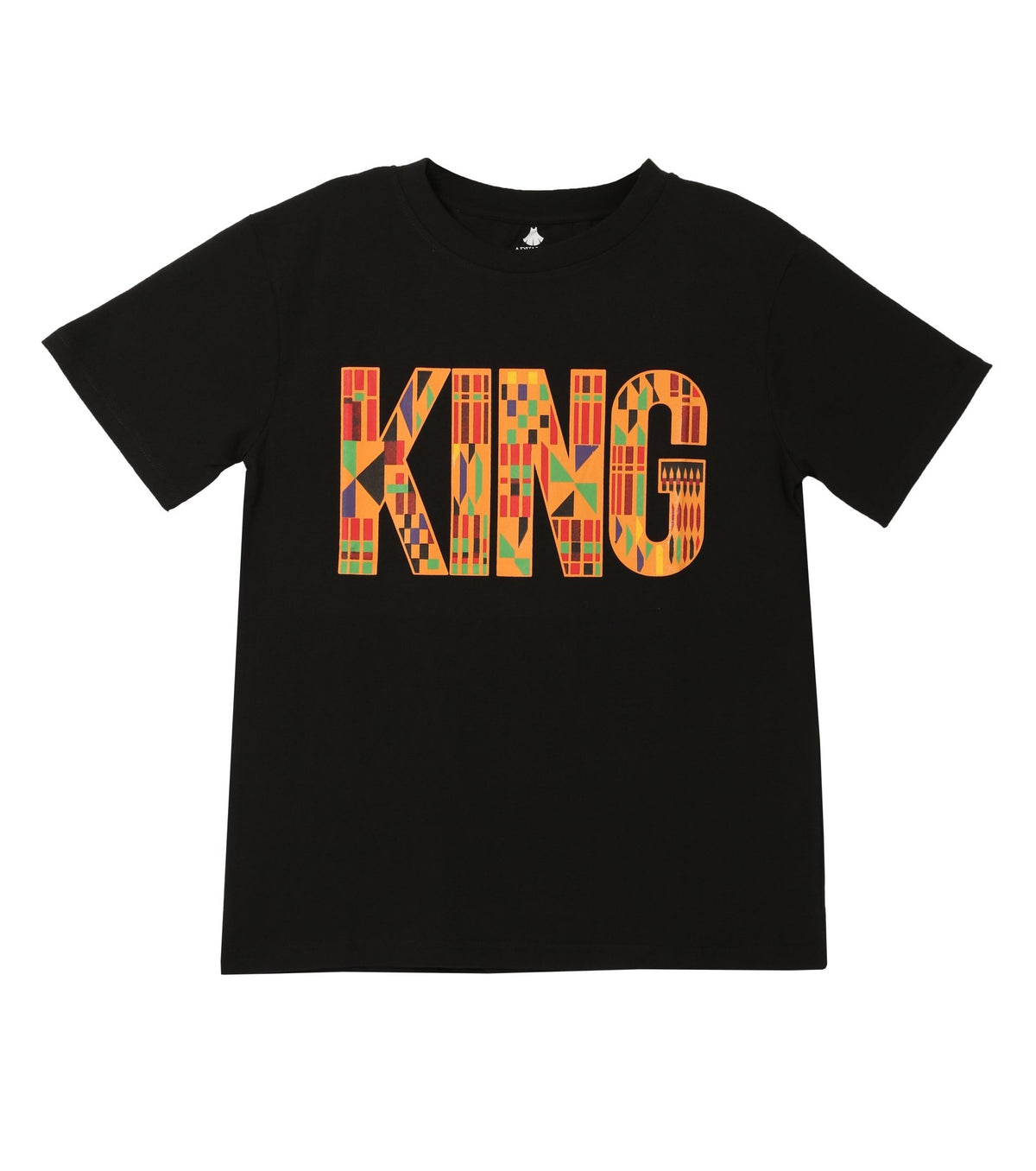 Sakkas Esi Unisex African American T-shirt Printed Kente Tee Short Sleeve Shirts & Tops La Vie Bien Sakkas Esi Unisex African American T-shirt Printed Kente Tee Short Sleeve