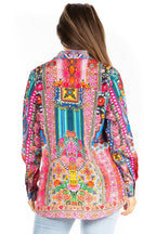 Sakkas Iriss Women's Floral Casual Long Sleeve Boho Summer Blouse tops La Vie Bien Sakkas Iriss Women's Floral Casual Long Sleeve Boho Summer Blouse