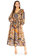 Sakkas Katty Floral Print Women's Boho Maxi Dress dresses La Vie Bien Sakkas Katty Floral Print Women's Boho Maxi Dress