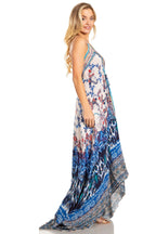 Sakkas Lizi 2025 Womens Maxi High-low Halter Handkerchief Long Dress Beach Party dresses La Vie Bien Sakkas Lizi 2025 Womens Maxi High-low Halter Handkerchief Long Dress Beach Party
