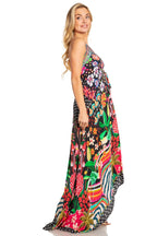 Sakkas Lizi 2025 Womens Maxi High-low Halter Handkerchief Long Dress Beach Party dresses La Vie Bien Sakkas Lizi 2025 Womens Maxi High-low Halter Handkerchief Long Dress Beach Party