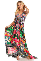 Sakkas Lizi 2025 Womens Maxi High-low Halter Handkerchief Long Dress Beach Party dresses La Vie Bien Sakkas Lizi 2025 Womens Maxi High-low Halter Handkerchief Long Dress Beach Party