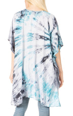 Sakkas Marcy Women's V-neck Caftan Top Tunic Dress - Perfect for Summer Boho Style & Swinging Coverup - Buy One, Get One 50% Off dresses La Vie Bien Sakkas Marcy Women's V-neck Caftan Top Tunic Dress - Perfect for Summer Boho Style & Swinging Coverup - Buy One, Get One 50% Off