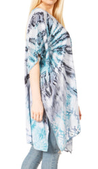 Sakkas Marcy Women's V-neck Caftan Top Tunic Dress - Perfect for Summer Boho Style & Swinging Coverup - Buy One, Get One 50% Off dresses La Vie Bien Sakkas Marcy Women's V-neck Caftan Top Tunic Dress - Perfect for Summer Boho Style & Swinging Coverup - Buy One, Get One 50% Off
