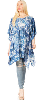 Sakkas Marcy Women's V-neck Caftan Top Tunic Dress - Perfect for Summer Boho Style & Swinging Coverup - Buy One, Get One 50% Off dresses La Vie Bien Sakkas Marcy Women's V-neck Caftan Top Tunic Dress - Perfect for Summer Boho Style & Swinging Coverup - Buy One, Get One 50% Off
