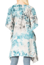 Sakkas Marcy Women's V-neck Caftan Top Tunic Dress - Perfect for Summer Boho Style & Swinging Coverup - Buy One, Get One 50% Off dresses La Vie Bien Sakkas Marcy Women's V-neck Caftan Top Tunic Dress - Perfect for Summer Boho Style & Swinging Coverup - Buy One, Get One 50% Off