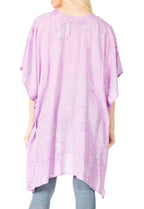 Sakkas Marcy Women's V-neck Caftan Top Tunic Dress - Perfect for Summer Boho Style & Swinging Coverup - Buy One, Get One 50% Off dresses La Vie Bien Sakkas Marcy Women's V-neck Caftan Top Tunic Dress - Perfect for Summer Boho Style & Swinging Coverup - Buy One, Get One 50% Off