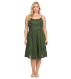 Sakkas Markay Short Mid Length Spaghetti Strap Sleeveless Embroidered Batik Dress dresses La Vie Bien Sakkas Markay Short Mid Length Spaghetti Strap Sleeveless Embroidered Batik Dress