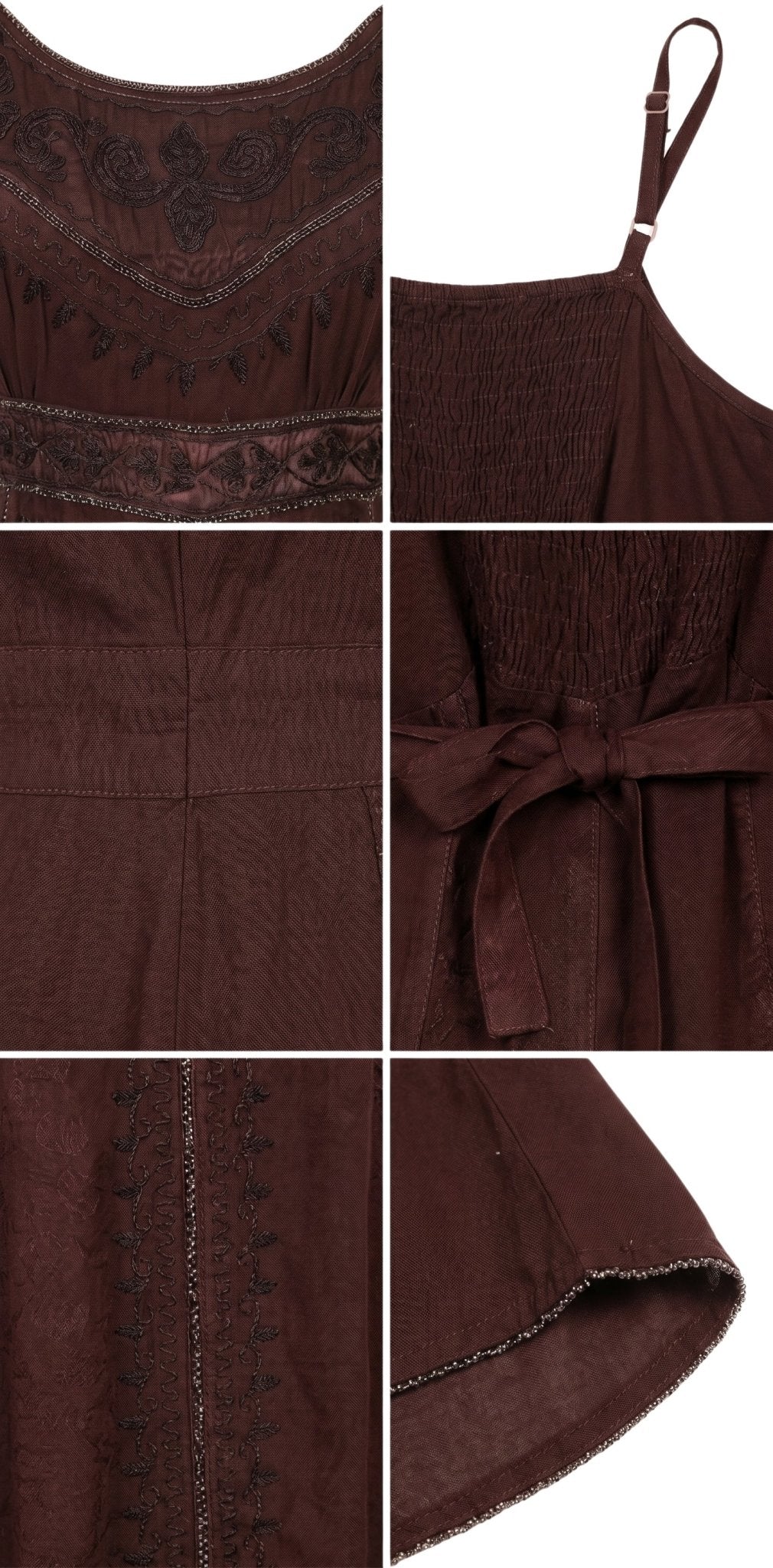 Sakkas Markay Short Mid Length Spaghetti Strap Sleeveless Embroidered Batik Dress dresses La Vie Bien Sakkas Markay Short Mid Length Spaghetti Strap Sleeveless Embroidered Batik Dress