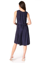 Sakkas Maya Midi Floral Embroidered Sleeveless Button Up Rayon Dress dresses La Vie Bien Sakkas Maya Midi Floral Embroidered Sleeveless Button Up Rayon Dress