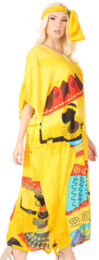 Sakkas Mera Women's Long Loose Short Sleeve Summer Casual Caftan Kaftan Dress - Buy One, Get One 50% Off dresses La Vie Bien Sakkas Mera Women's Long Loose Short Sleeve Summer Casual Caftan Kaftan Dress - Buy One, Get One 50% Off