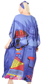 Sakkas Mera Women's Long Loose Short Sleeve Summer Casual Caftan Kaftan Dress - Buy One, Get One 50% Off dresses La Vie Bien Sakkas Mera Women's Long Loose Short Sleeve Summer Casual Caftan Kaftan Dress - Buy One, Get One 50% Off