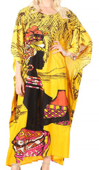 Sakkas Mera Women's Long Loose Short Sleeve Summer Casual Caftan Kaftan Dress - Buy One, Get One 50% Off dresses La Vie Bien Sakkas Mera Women's Long Loose Short Sleeve Summer Casual Caftan Kaftan Dress - Buy One, Get One 50% Off