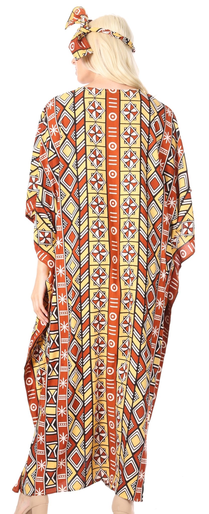Sakkas Mera Women's Long Loose Short Sleeve Summer Casual Caftan Kaftan Dress - Buy One, Get One 50% Off dresses La Vie Bien Sakkas Mera Women's Long Loose Short Sleeve Summer Casual Caftan Kaftan Dress - Buy One, Get One 50% Off