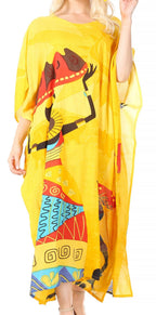 Sakkas Mera Women's Long Loose Short Sleeve Summer Casual Caftan Kaftan Dress - Buy One, Get One 50% Off dresses La Vie Bien Sakkas Mera Women's Long Loose Short Sleeve Summer Casual Caftan Kaftan Dress - Buy One, Get One 50% Off