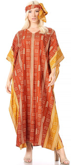 Sakkas Mera Women's Long Loose Short Sleeve Summer Casual Caftan Kaftan Dress - Buy One, Get One 50% Off dresses La Vie Bien Sakkas Mera Women's Long Loose Short Sleeve Summer Casual Caftan Kaftan Dress - Buy One, Get One 50% Off