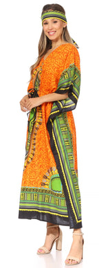 Sakkas Mera Women's Long Loose Short Sleeve Summer Casual Caftan Kaftan Dress - Buy One, Get One 50% Off dresses La Vie Bien Sakkas Mera Women's Long Loose Short Sleeve Summer Casual Caftan Kaftan Dress - Buy One, Get One 50% Off