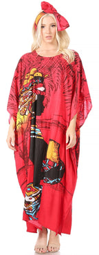 Sakkas Mera Women's Long Loose Short Sleeve Summer Casual Caftan Kaftan Dress - Buy One, Get One 50% Off dresses La Vie Bien Sakkas Mera Women's Long Loose Short Sleeve Summer Casual Caftan Kaftan Dress - Buy One, Get One 50% Off