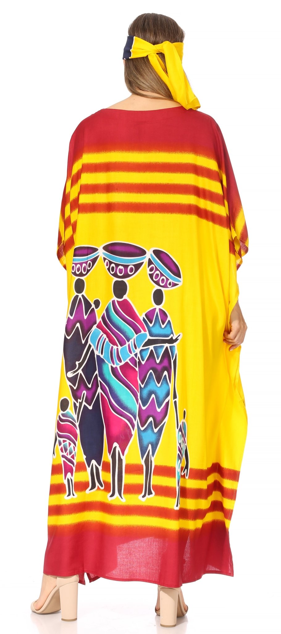 Sakkas Mera Women's Long Loose Short Sleeve Summer Casual Caftan Kaftan Dress - Buy One, Get One 50% Off dresses La Vie Bien Sakkas Mera Women's Long Loose Short Sleeve Summer Casual Caftan Kaftan Dress - Buy One, Get One 50% Off