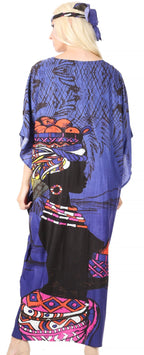 Sakkas Mera Women's Long Loose Short Sleeve Summer Casual Caftan Kaftan Dress - Buy One, Get One 50% Off dresses La Vie Bien Sakkas Mera Women's Long Loose Short Sleeve Summer Casual Caftan Kaftan Dress - Buy One, Get One 50% Off