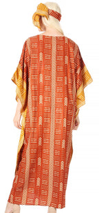 Sakkas Mera Women's Long Loose Short Sleeve Summer Casual Caftan Kaftan Dress - Buy One, Get One 50% Off dresses La Vie Bien Sakkas Mera Women's Long Loose Short Sleeve Summer Casual Caftan Kaftan Dress - Buy One, Get One 50% Off