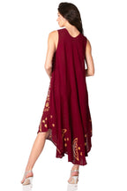 Sakkas Moon and Stars Batik Caftan Tank Dress / Cover Up dresses La Vie Bien Sakkas Moon and Stars Batik Caftan Tank Dress / Cover Up