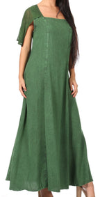 Sakkas Niam Women's Maxi Capelet Long Dress Celtic Medieval Renaissance Adjustable - Buy One Get One dresses La Vie Bien Sakkas Niam Women's Maxi Capelet Long Dress Celtic Medieval Renaissance Adjustable - Buy One Get One