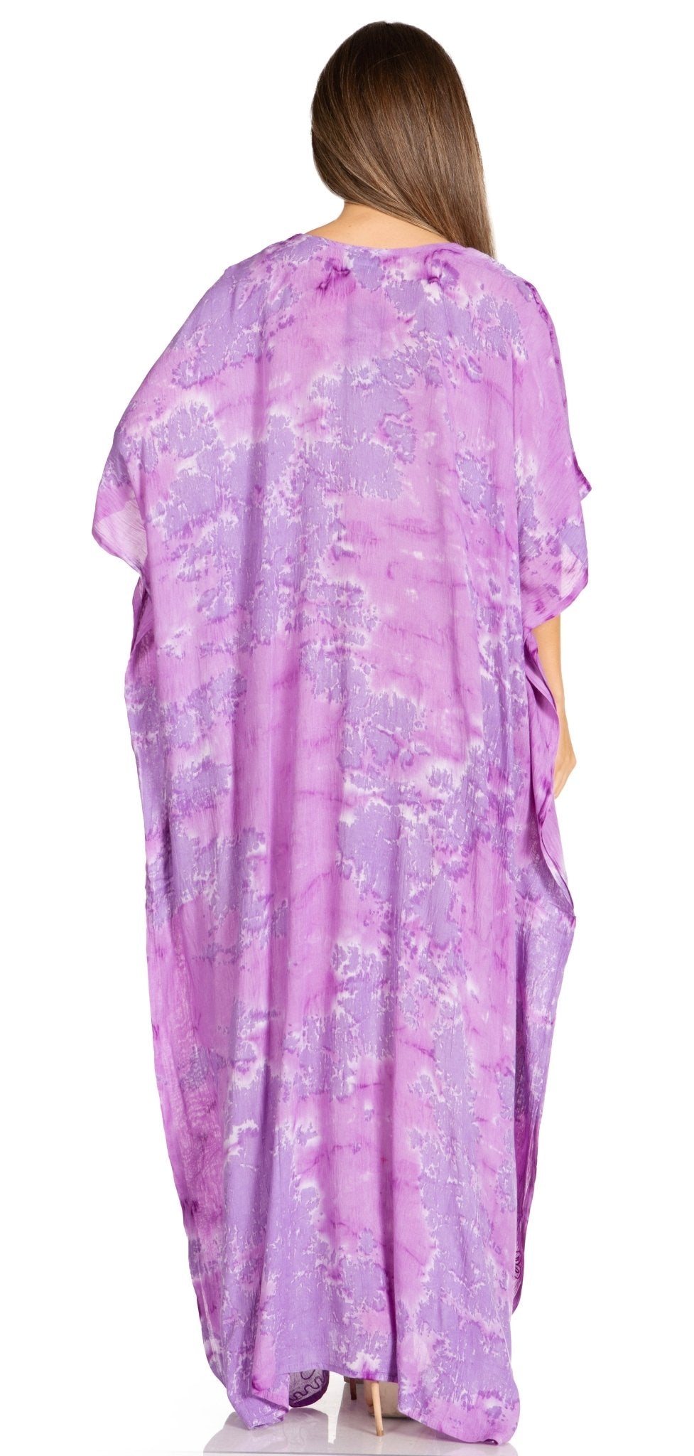 Sakkas Pilar Petite Women's Beach Maxi Caftan Dress in Short Sleeve Casual Style dresses La Vie Bien Sakkas Pilar Petite Women's Beach Maxi Caftan Dress in Short Sleeve Casual Style