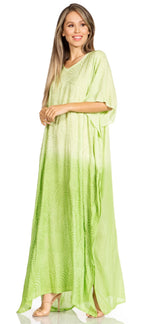 Sakkas Pilar Petite Women's Beach Maxi Caftan Dress in Short Sleeve Casual Style dresses La Vie Bien Sakkas Pilar Petite Women's Beach Maxi Caftan Dress in Short Sleeve Casual Style