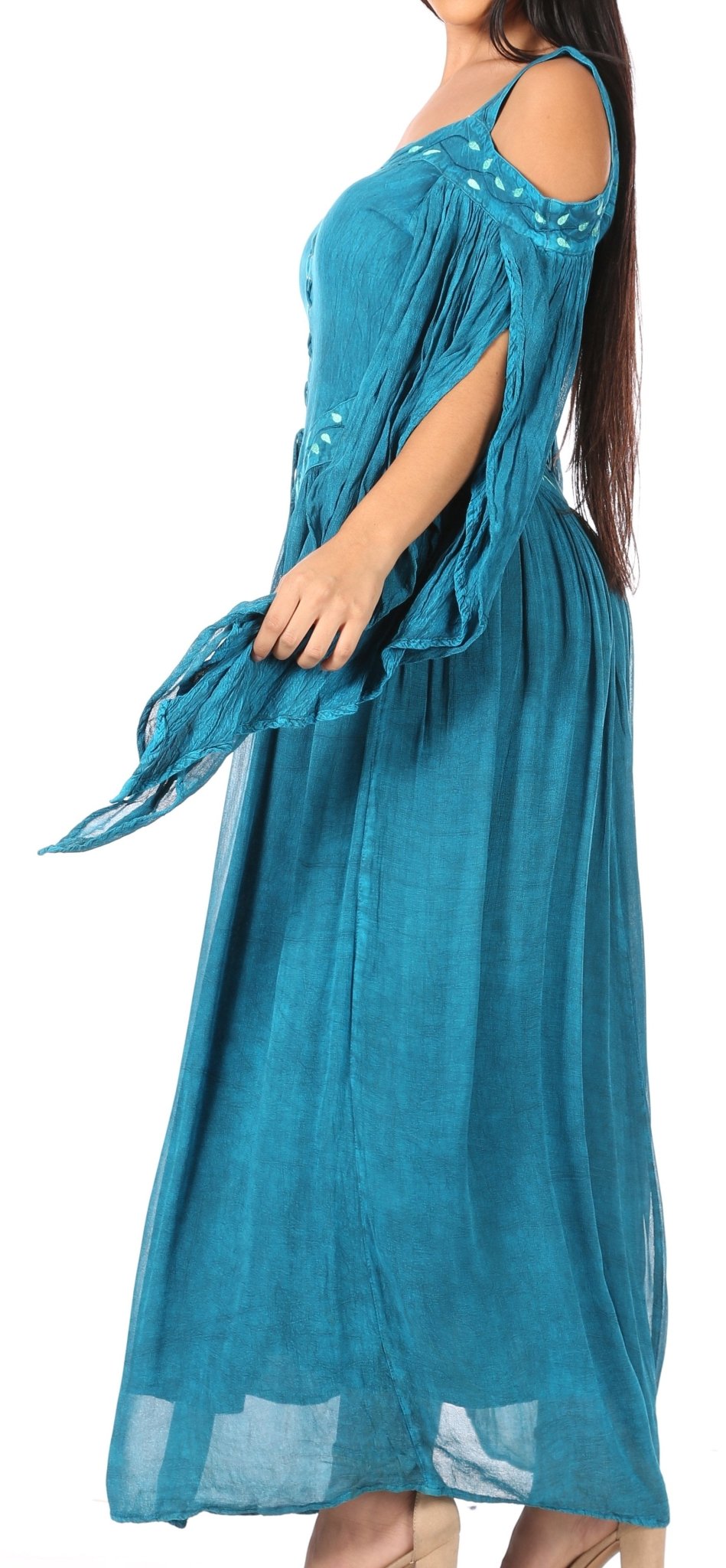 Sakkas Roisin Women's Medieval Celtic Renaissance Long Sleeve Costume Dress dresses La Vie Bien Sakkas Roisin Women's Medieval Celtic Renaissance Long Sleeve Costume Dress