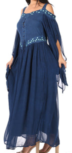 Sakkas Roisin Women's Medieval Celtic Renaissance Long Sleeve Costume Dress dresses La Vie Bien Sakkas Roisin Women's Medieval Celtic Renaissance Long Sleeve Costume Dress