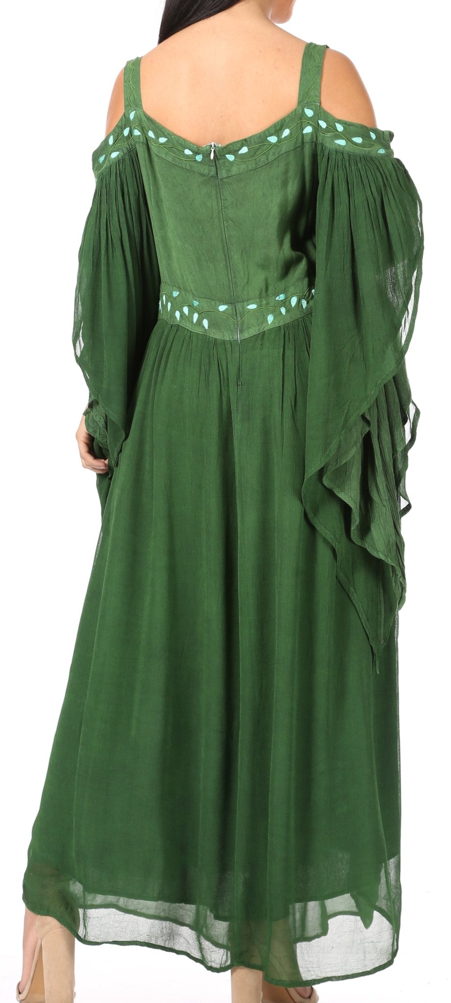 Sakkas Roisin Women's Medieval Celtic Renaissance Long Sleeve Costume Dress dresses La Vie Bien Sakkas Roisin Women's Medieval Celtic Renaissance Long Sleeve Costume Dress