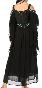 Sakkas Roisin Women's Medieval Celtic Renaissance Long Sleeve Costume Dress dresses La Vie Bien Sakkas Roisin Women's Medieval Celtic Renaissance Long Sleeve Costume Dress