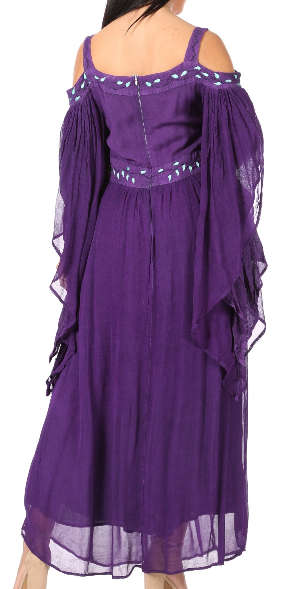 Sakkas Roisin Women's Medieval Celtic Renaissance Long Sleeve Costume Dress dresses La Vie Bien Sakkas Roisin Women's Medieval Celtic Renaissance Long Sleeve Costume Dress