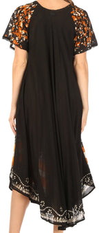 Sakkas Sara Batik CaftanTank Dress / Cover Up dresses La Vie Bien Sakkas Sara Batik CaftanTank Dress / Cover Up