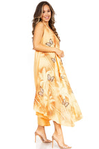Sakkas Starlight Fourth Women's Tie Dye Caftan Tank Dress/Cover Up Beach Kaftan dresses La Vie Bien Sakkas Starlight Fourth Women's Tie Dye Caftan Tank Dress/Cover Up Beach Kaftan