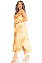 Sakkas Starlight Fourth Women's Tie Dye Caftan Tank Dress/Cover Up Beach Kaftan dresses La Vie Bien Sakkas Starlight Fourth Women's Tie Dye Caftan Tank Dress/Cover Up Beach Kaftan