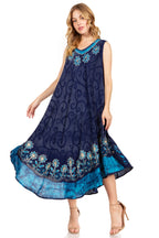 Sakkas Starlight Second Tie Dye Caftan Dress: Women's Beach Cover Up dresses La Vie Bien Sakkas Starlight Second Tie Dye Caftan Dress: Women's Beach Cover Up
