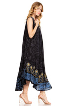 Sakkas Starlight Second Tie Dye Caftan Dress: Women's Beach Cover Up dresses La Vie Bien Sakkas Starlight Second Tie Dye Caftan Dress: Women's Beach Cover Up