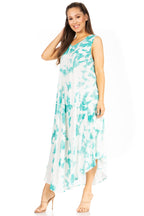 Sakkas Starlight Second Tie Dye Caftan Dress: Women's Beach Cover Up dresses La Vie Bien Sakkas Starlight Second Tie Dye Caftan Dress: Women's Beach Cover Up