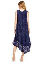 Sakkas Starlight Second Tie Dye Caftan Dress: Women's Beach Cover Up dresses La Vie Bien Sakkas Starlight Second Tie Dye Caftan Dress: Women's Beach Cover Up