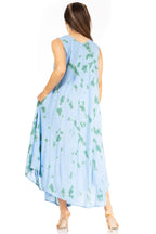 Sakkas Starlight Second Tie Dye Caftan Dress: Women's Beach Cover Up dresses La Vie Bien Sakkas Starlight Second Tie Dye Caftan Dress: Women's Beach Cover Up